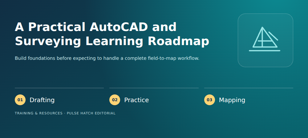 A Practical AutoCAD and Surveying Learning Roadmap