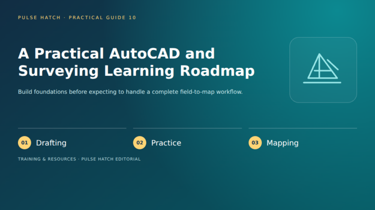 A Practical AutoCAD and Surveying Learning Roadmap — planning overview