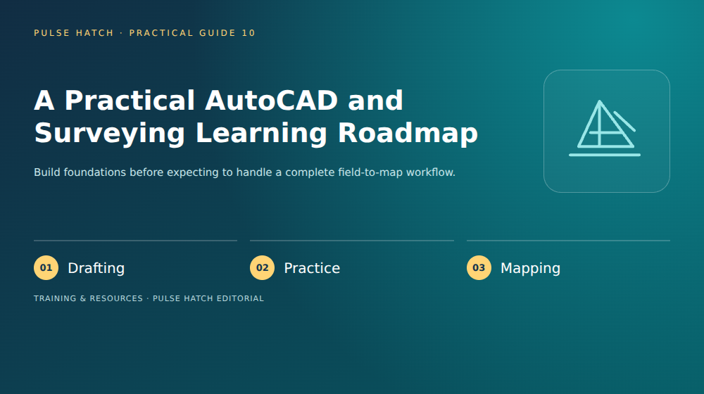 A Practical AutoCAD and Surveying Learning Roadmap: practical planning overview
