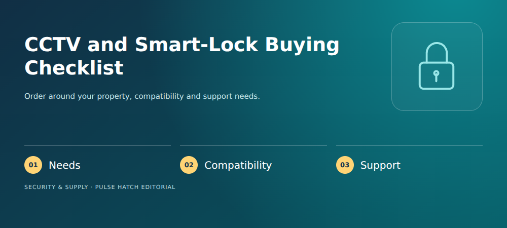 CCTV and Smart-Lock Buying Checklist