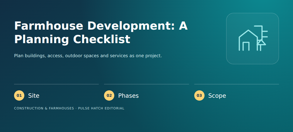 Farmhouse Development: A Planning Checklist