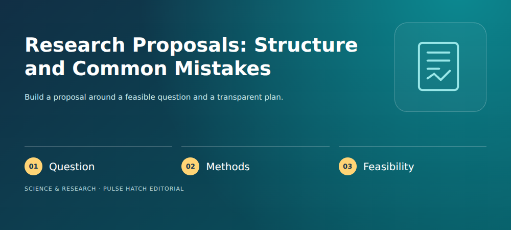 Research Proposals: Structure and Common Mistakes