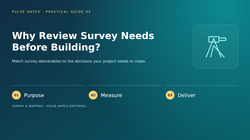Why Review Survey Needs Before Building?: practical planning overview