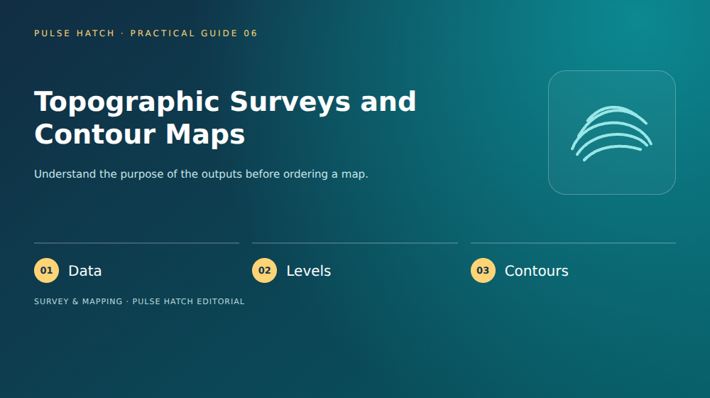 Topographic Surveys and Contour Maps: practical planning overview